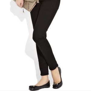 Black Patent Leather Tory Burch Bow Slip On Flats